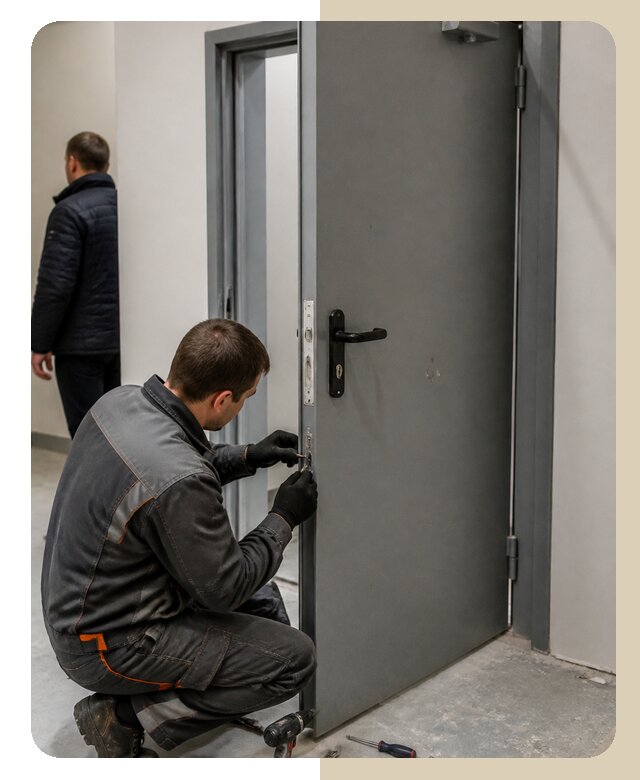 Ремонт противопожарной двери в Людинове по цене 6616 р. | ДвериЛегко-Люд