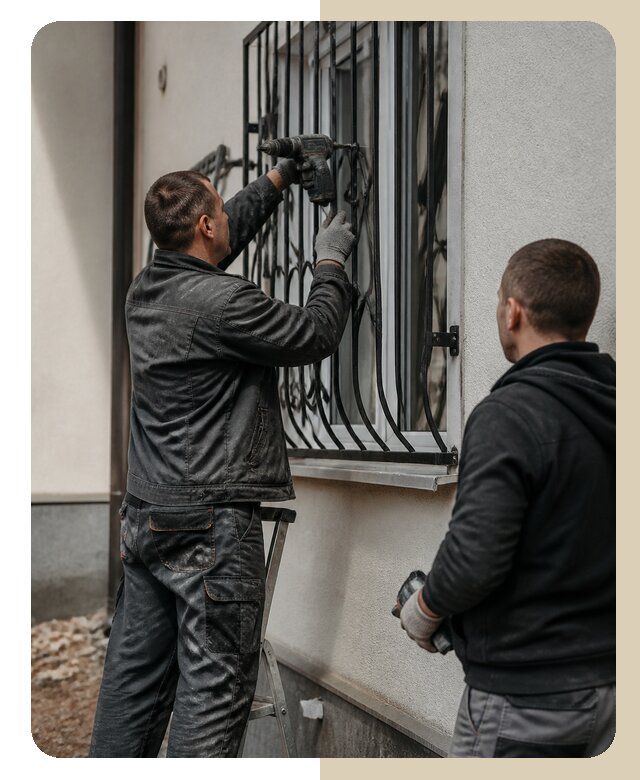 Установка наружных решеток в Людинове от 4987 р. | ДвериЛегко-Люд